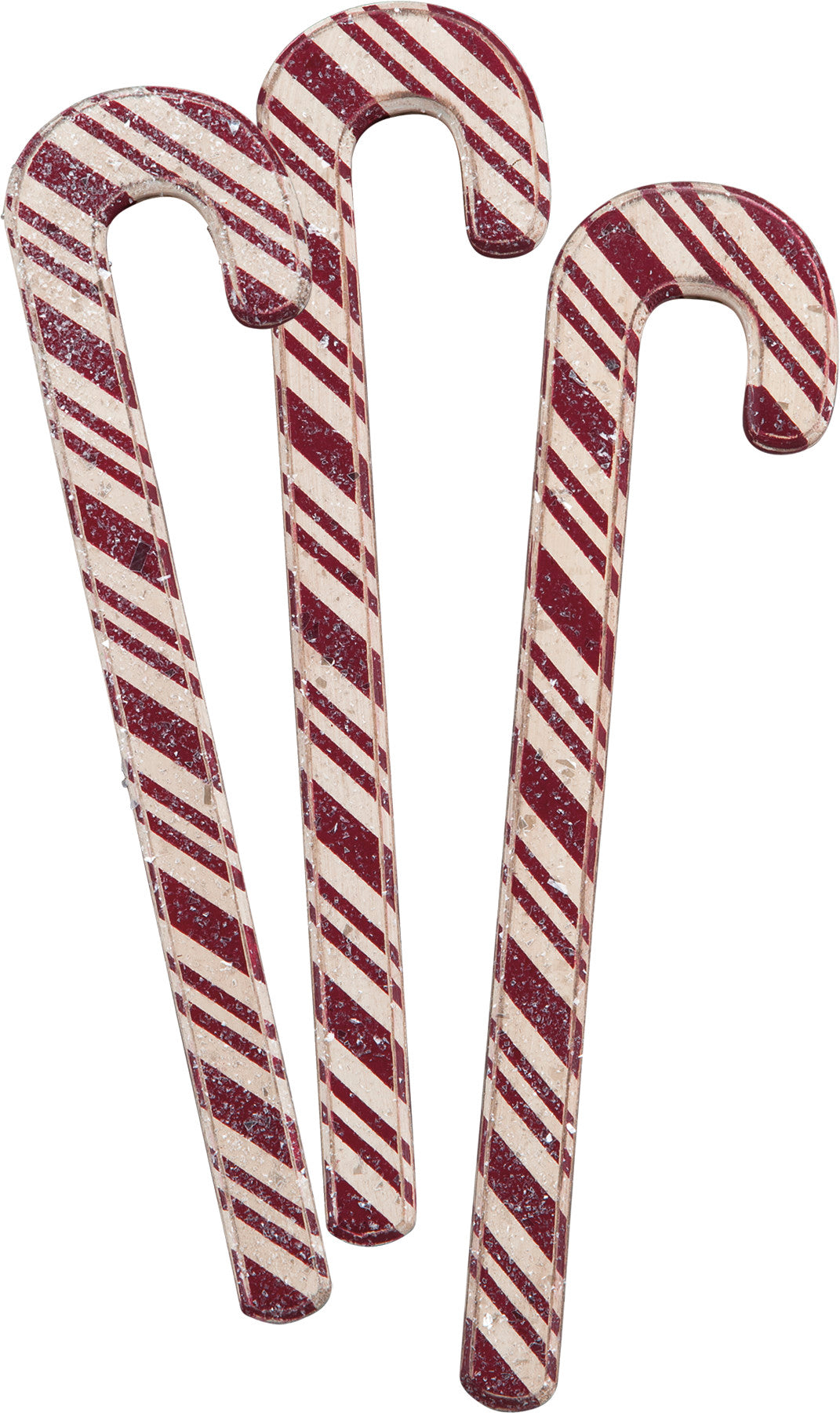 Wooden Candy Canes Set