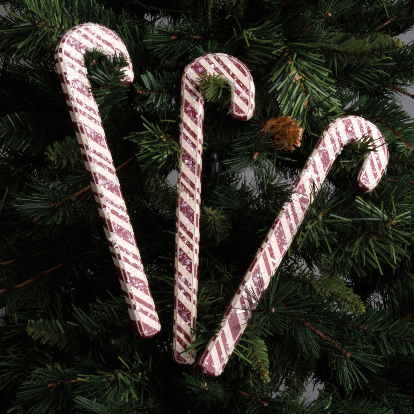 Wooden Candy Canes Set