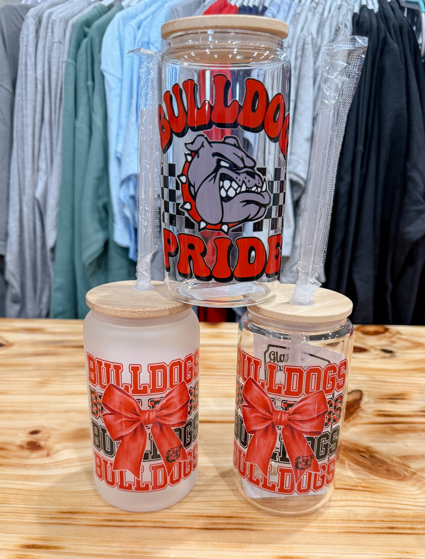 Bulldog Glass Cup