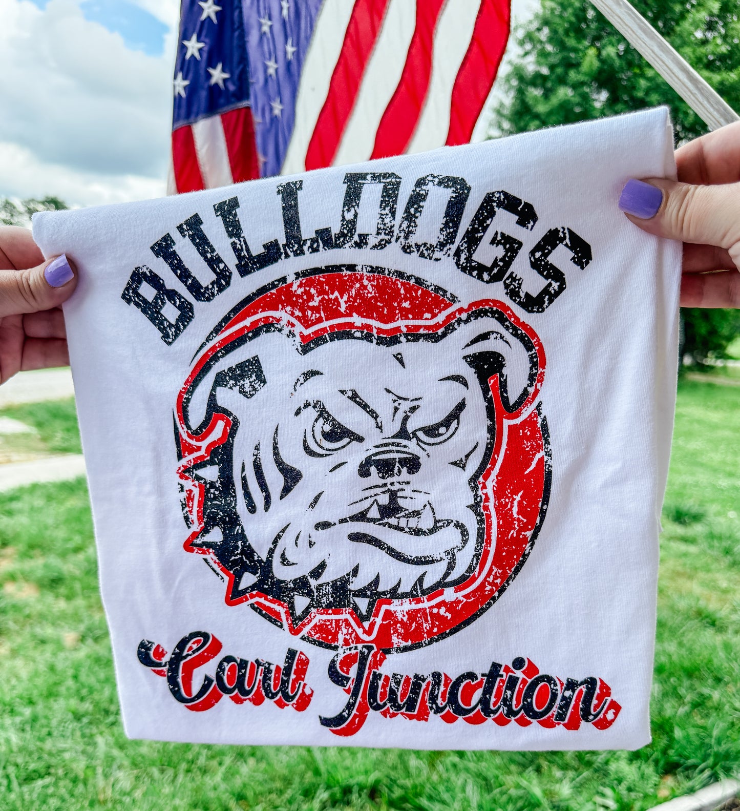 CJ Bulldog Retro Tee