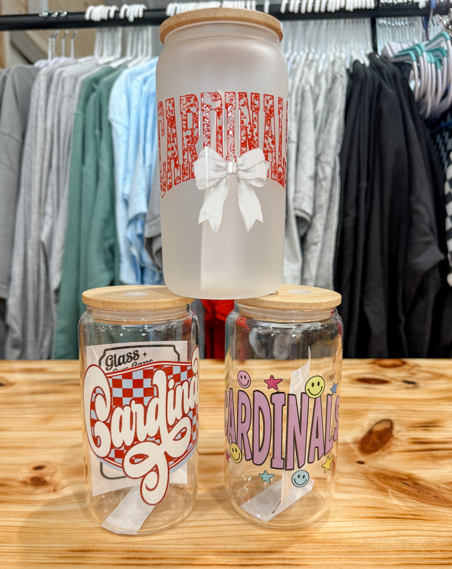 Cardinals Glass Cups