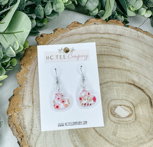 Blooming Heart Earrings