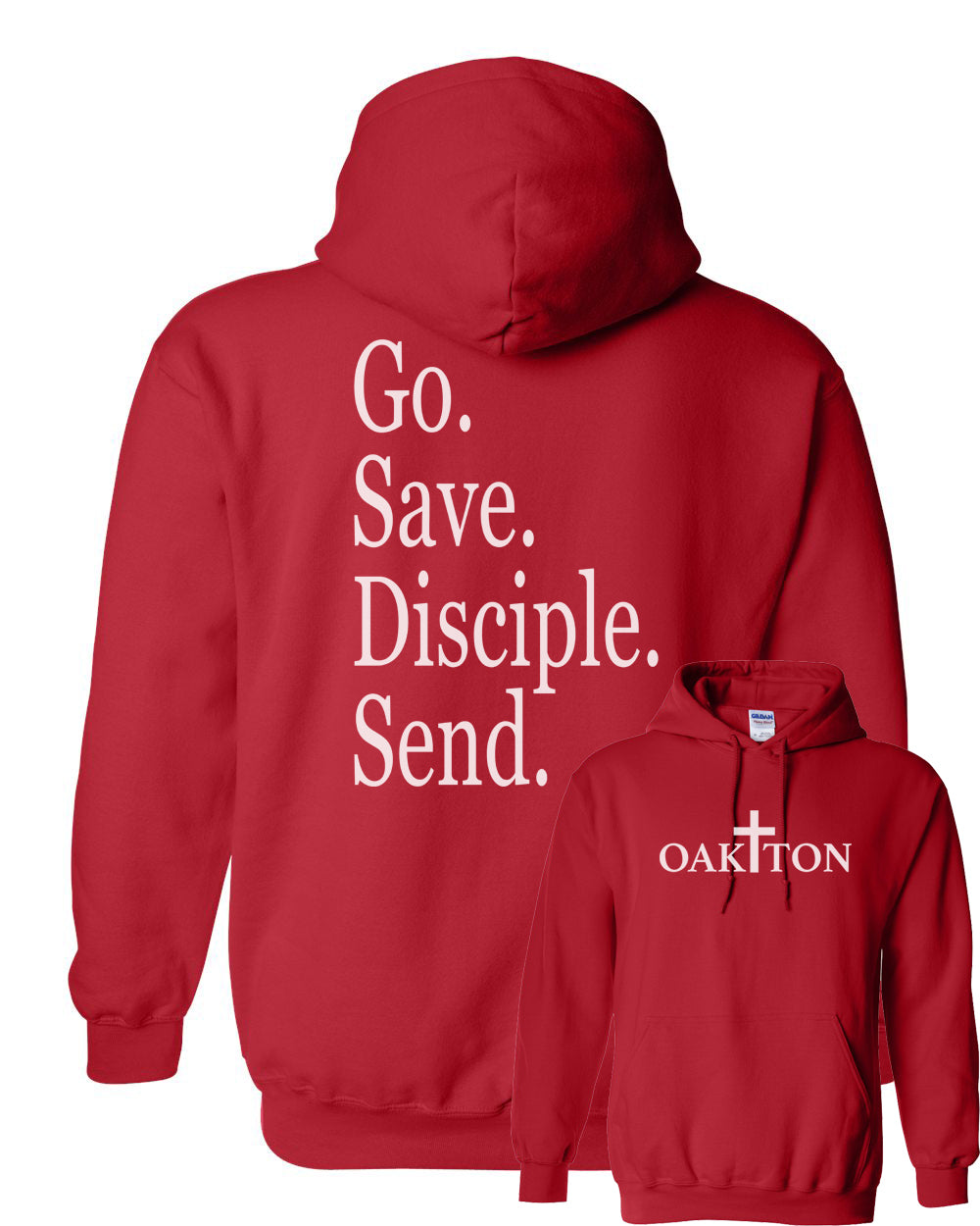 Oakton Red Hoodie