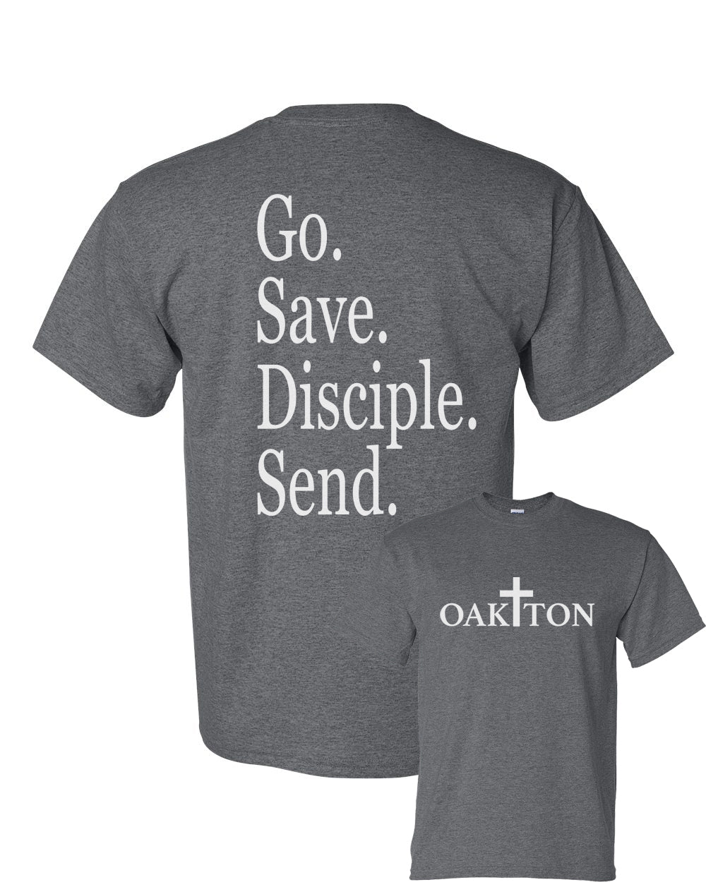 Oakton Heather Dark Grey T-Shirt
