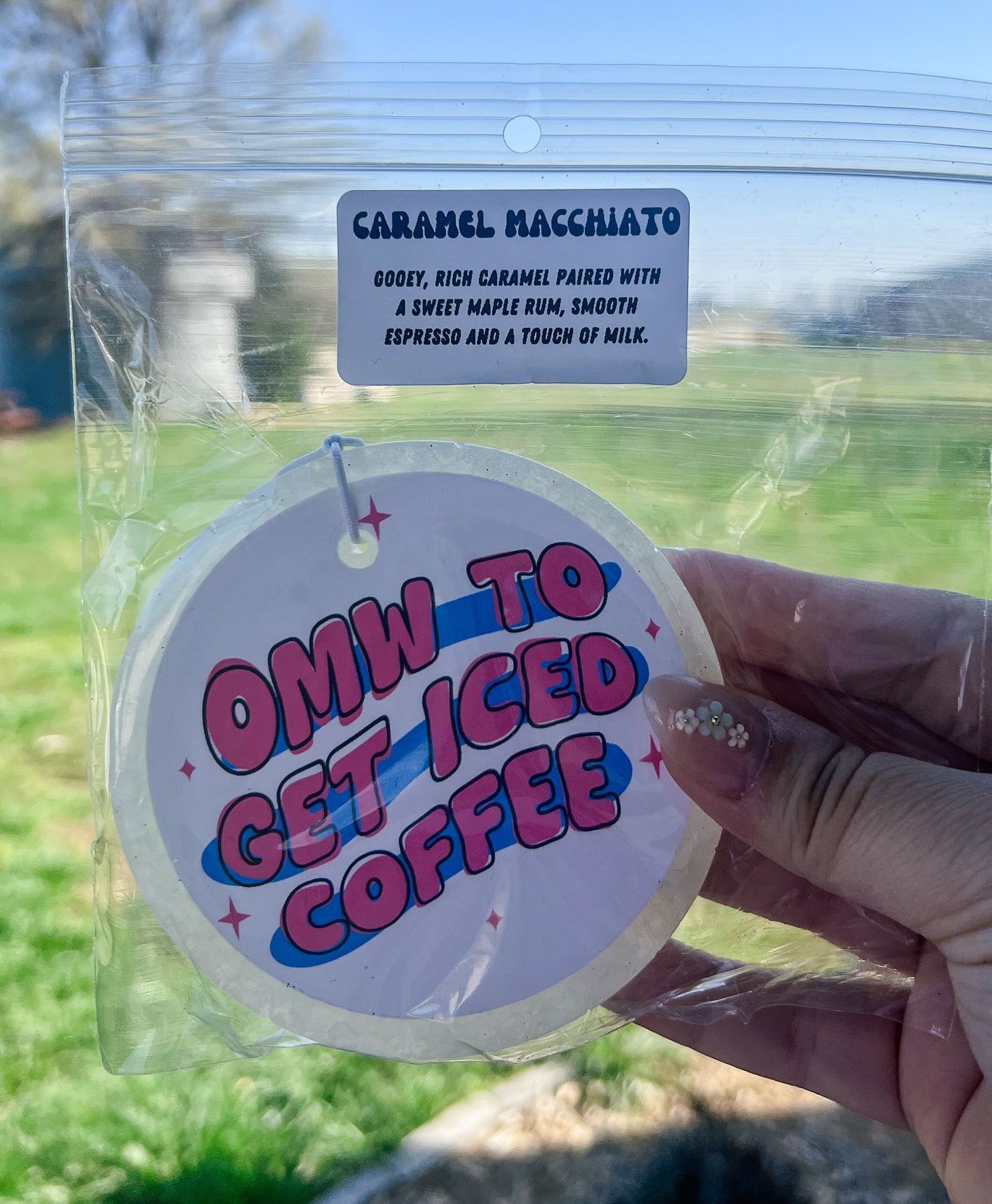 Coffee Circle Car Freshie