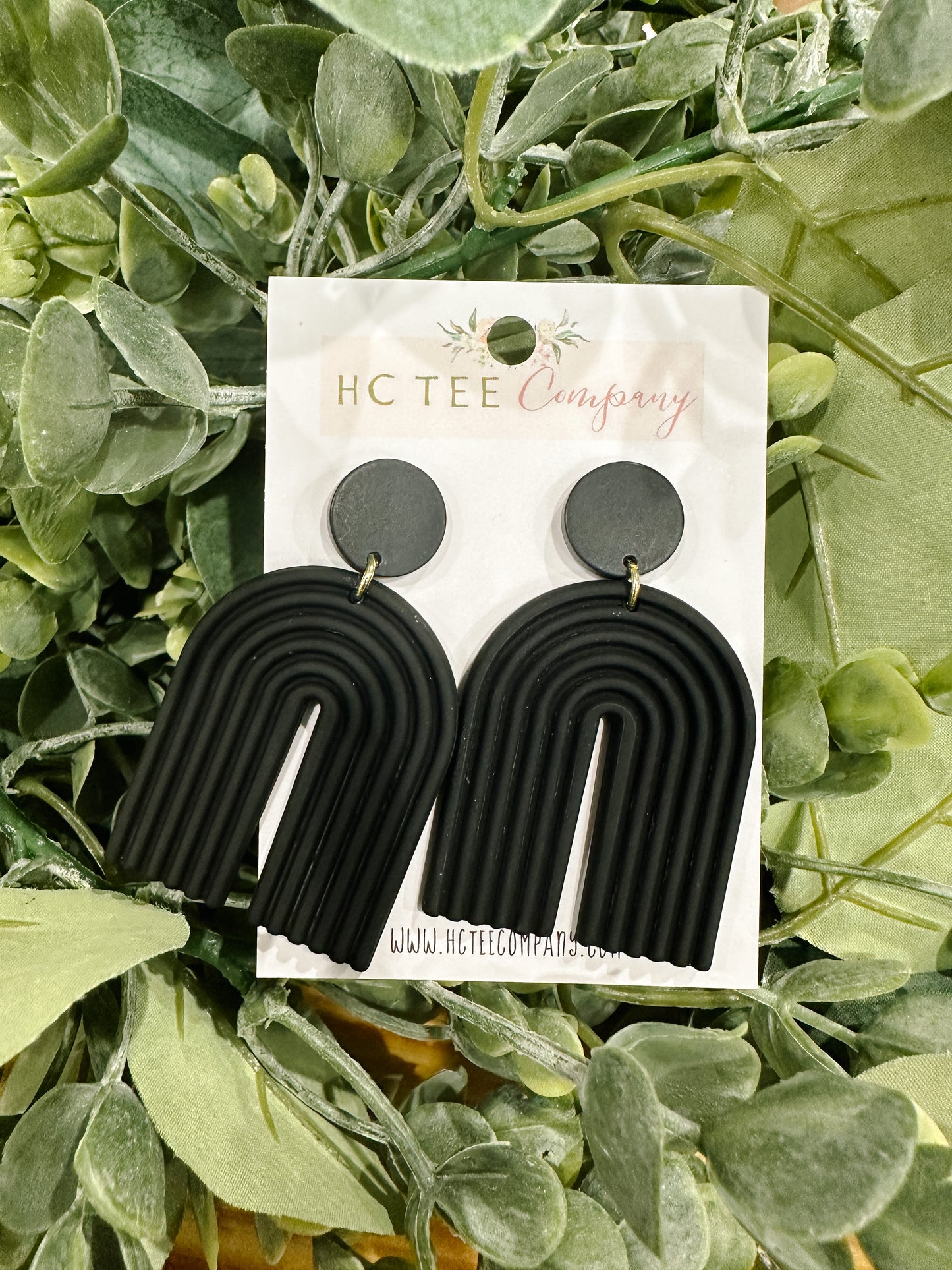 Rainbow Daze Earrings - Black