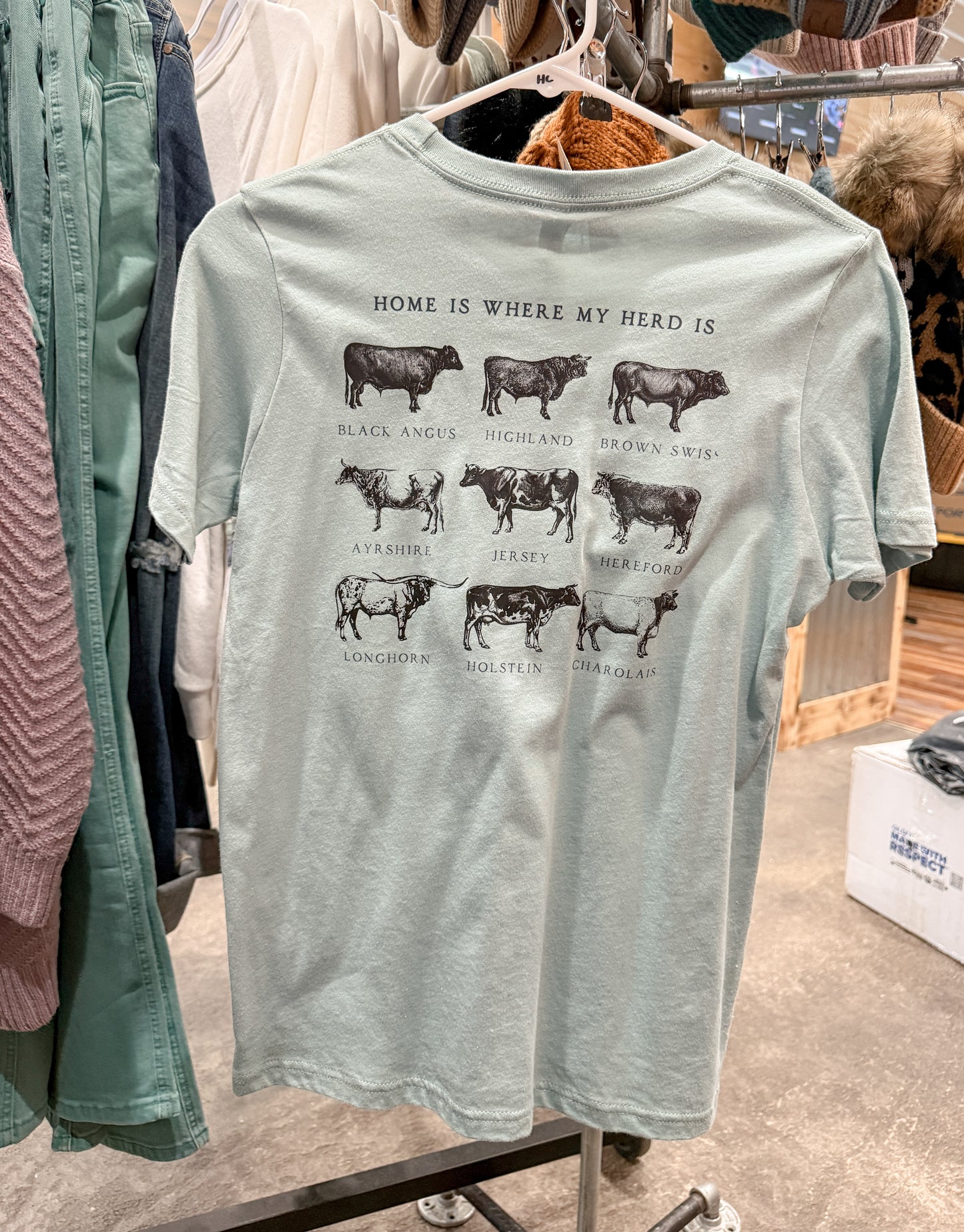 Home is Where my Herd Is Tee