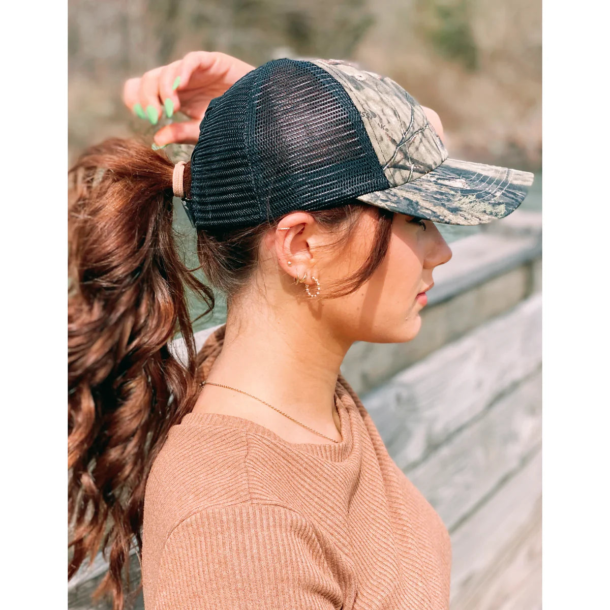CC Mossy Oak Pony Ball Cap