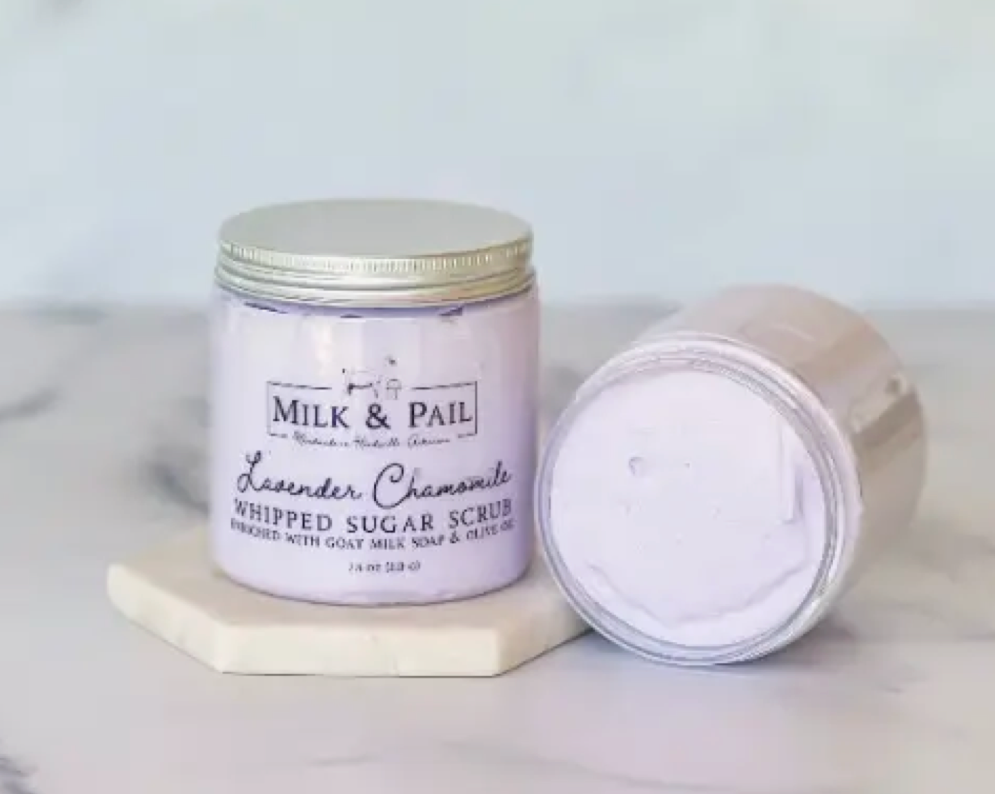Lavender Chamomile Whipped Sugar Scrub