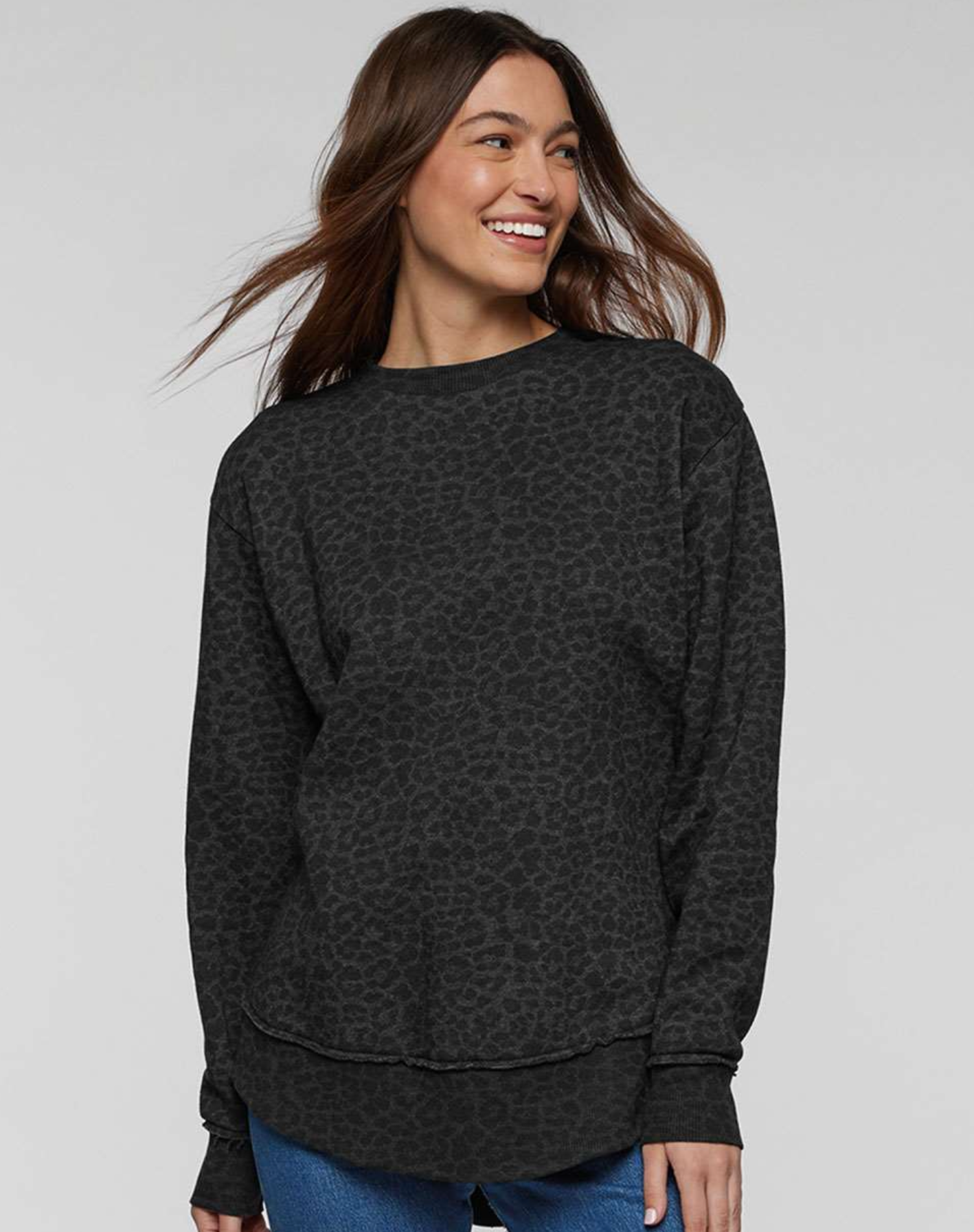 Leopard Crewneck Sweatshirt