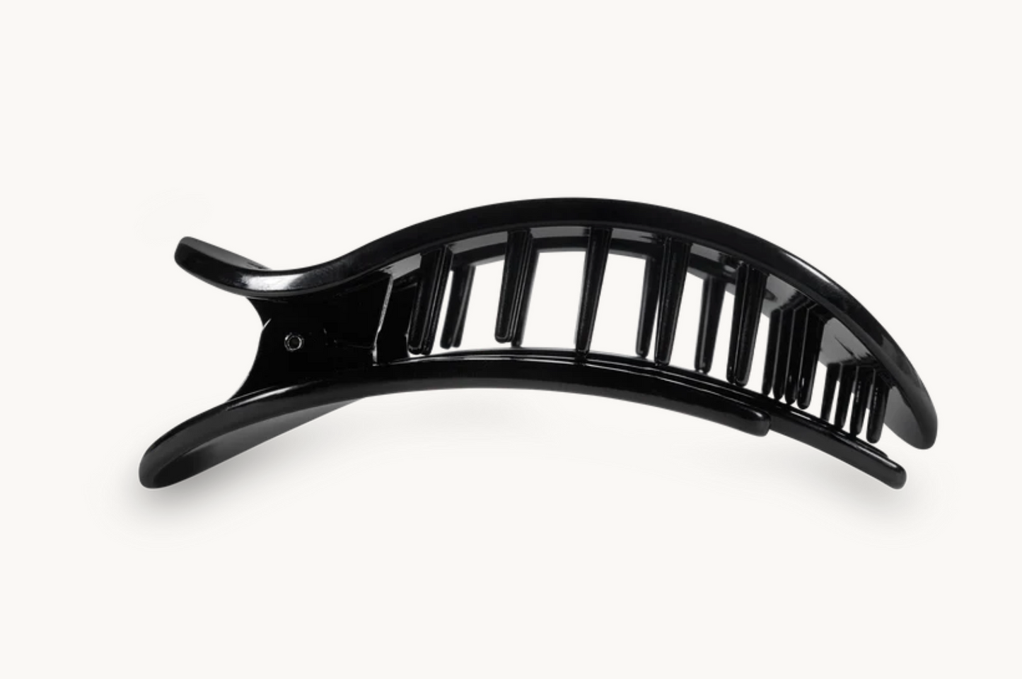 Jet Black-Teleties Flat Clip