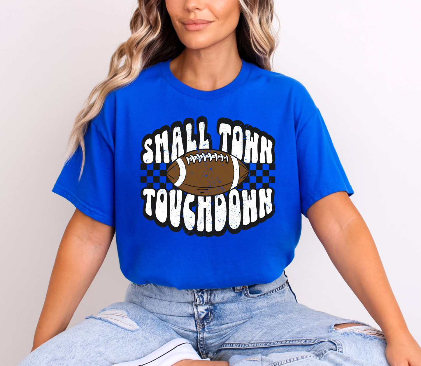 Small Town Touchdown Short Sleeve Multiple Colors - Made to Order