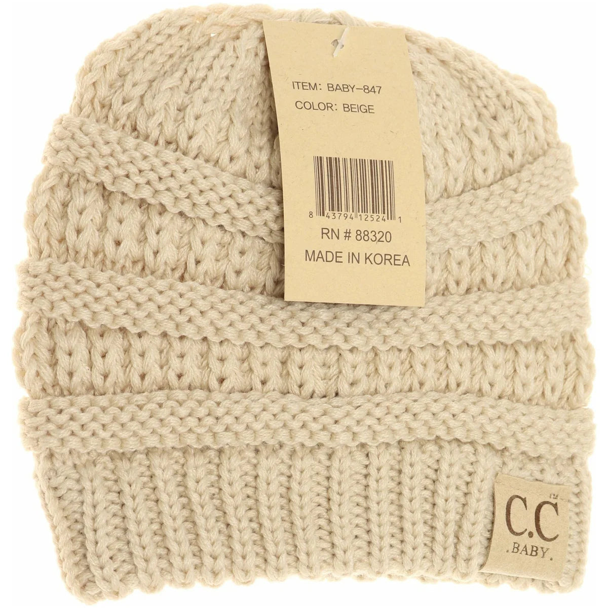 Baby Solid CC Beanie