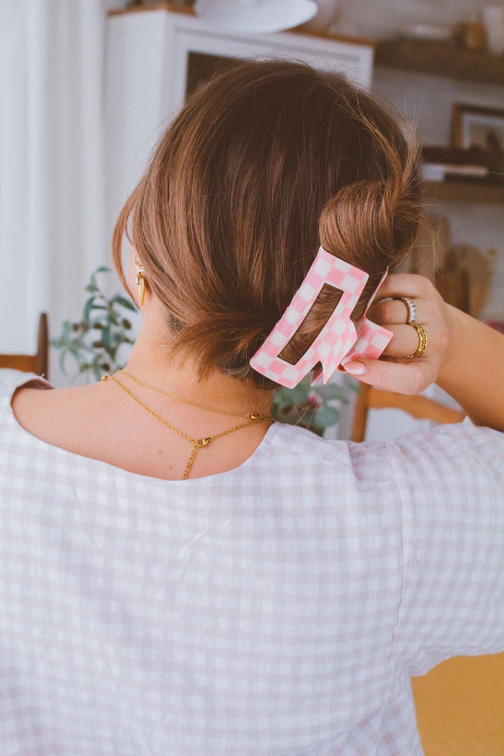 Rad Checkered Claw Clip