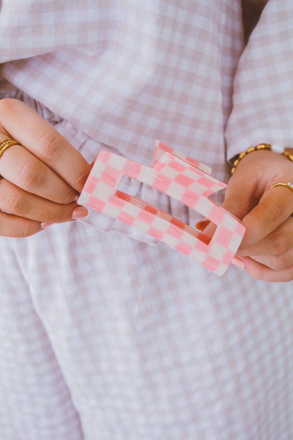 Rad Checkered Claw Clip