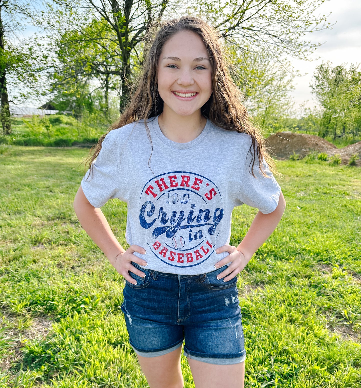No Crying in Baseball Tee