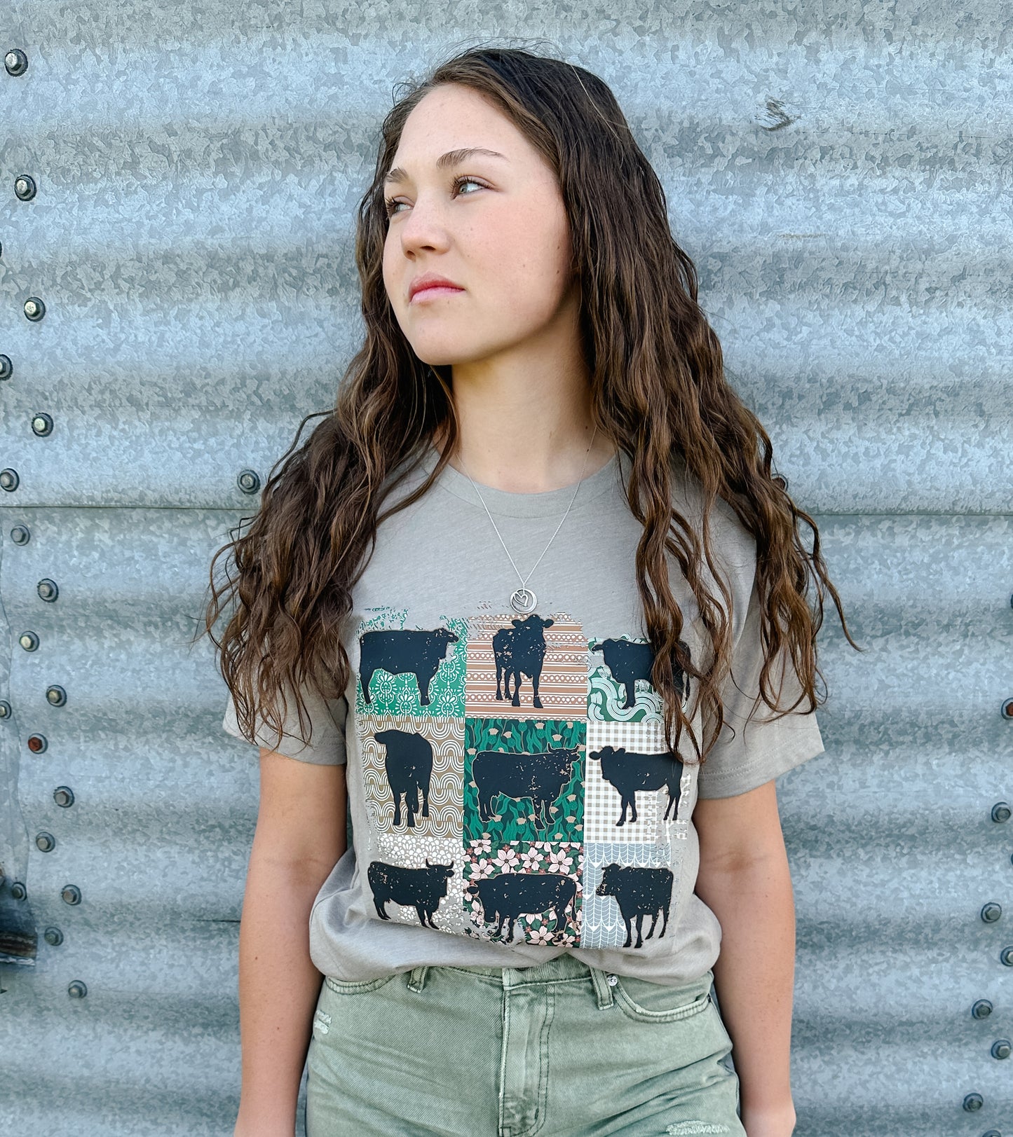 Cow Collage Tee