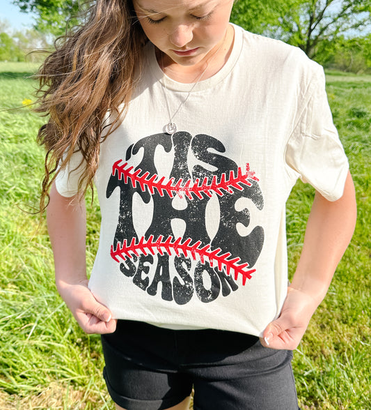 Tis the Season Baseball Tee