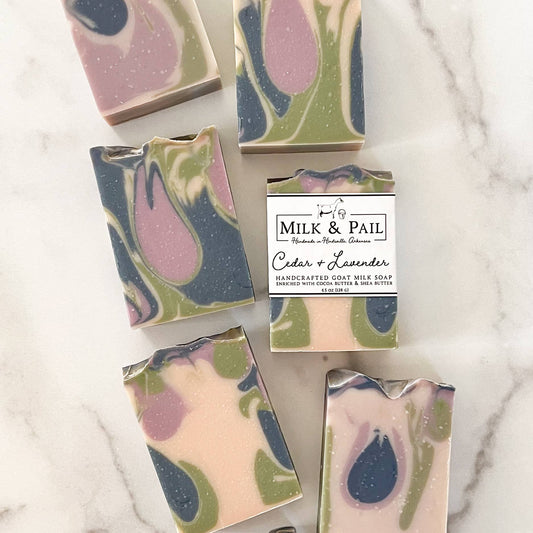 Cedar and Lavender Goat Milk Soap Bar