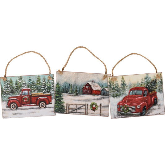 Farm Life Ornament Set