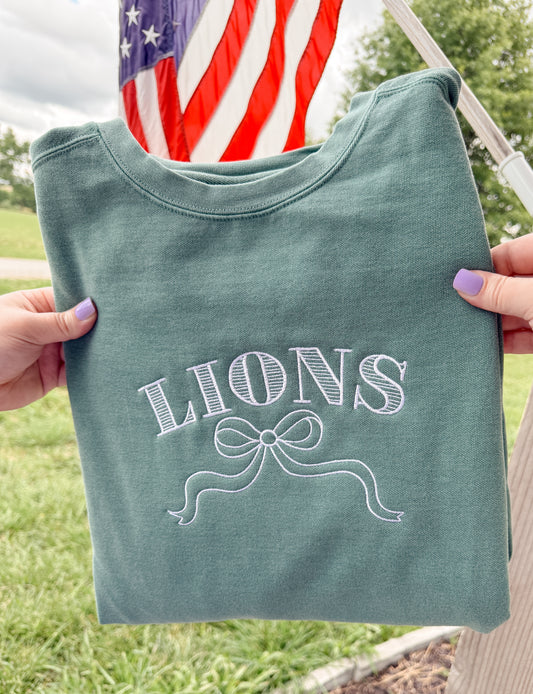 Lions Embroidery Crewneck