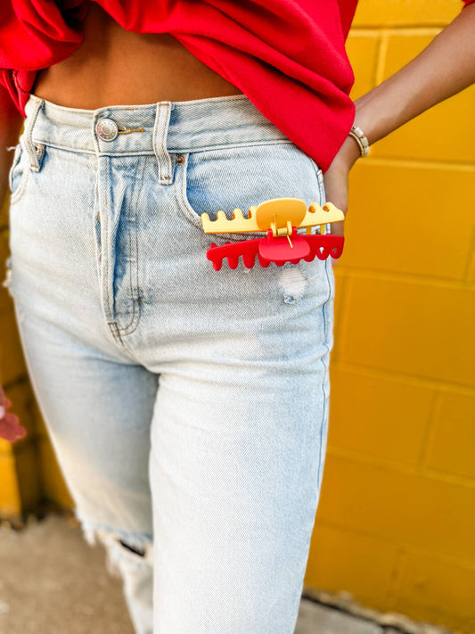 Red/Gold Two-Toned Classic Claw