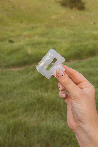 Small Rectangle Claw Clip
