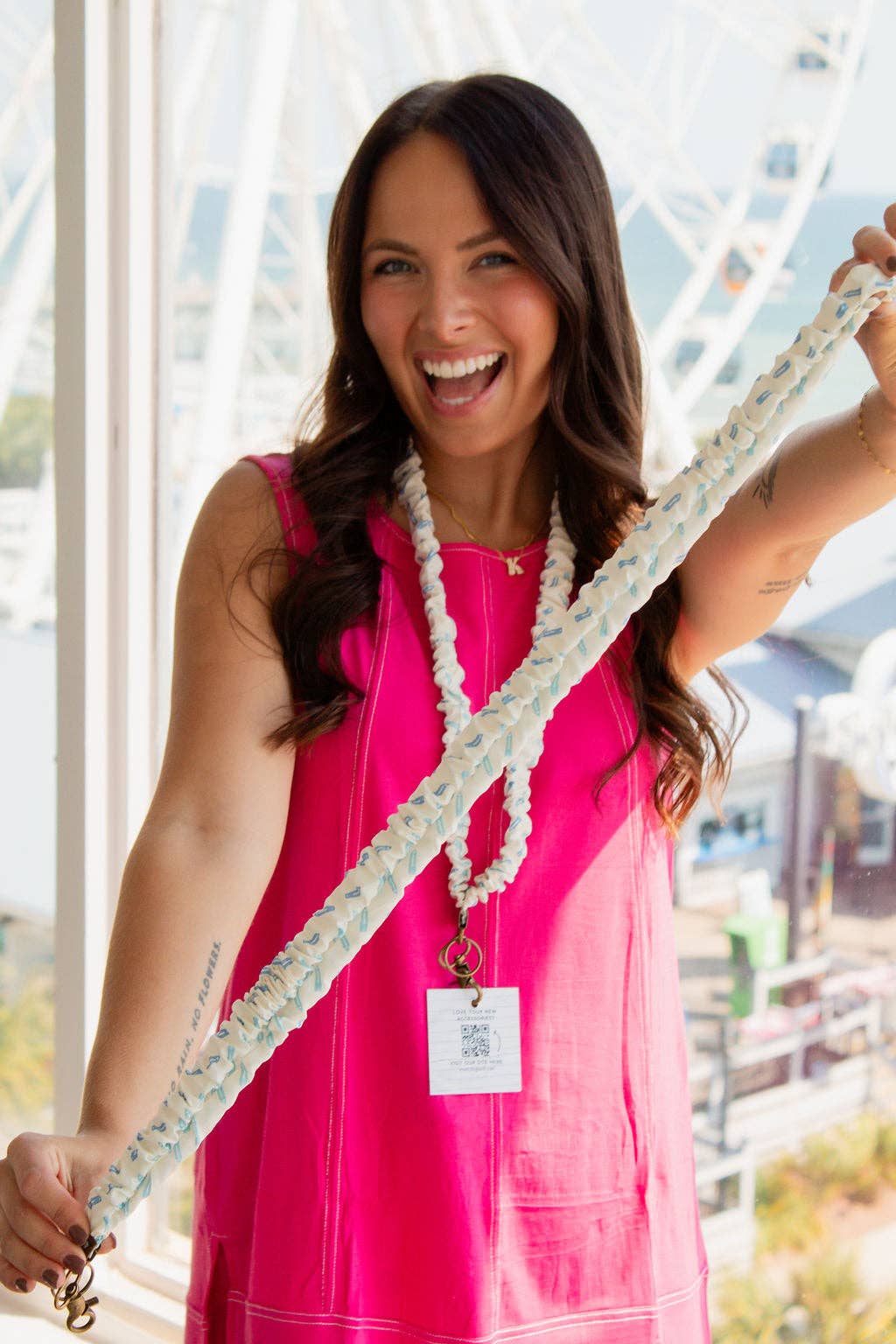 Blue Make Your Mark Lanyard