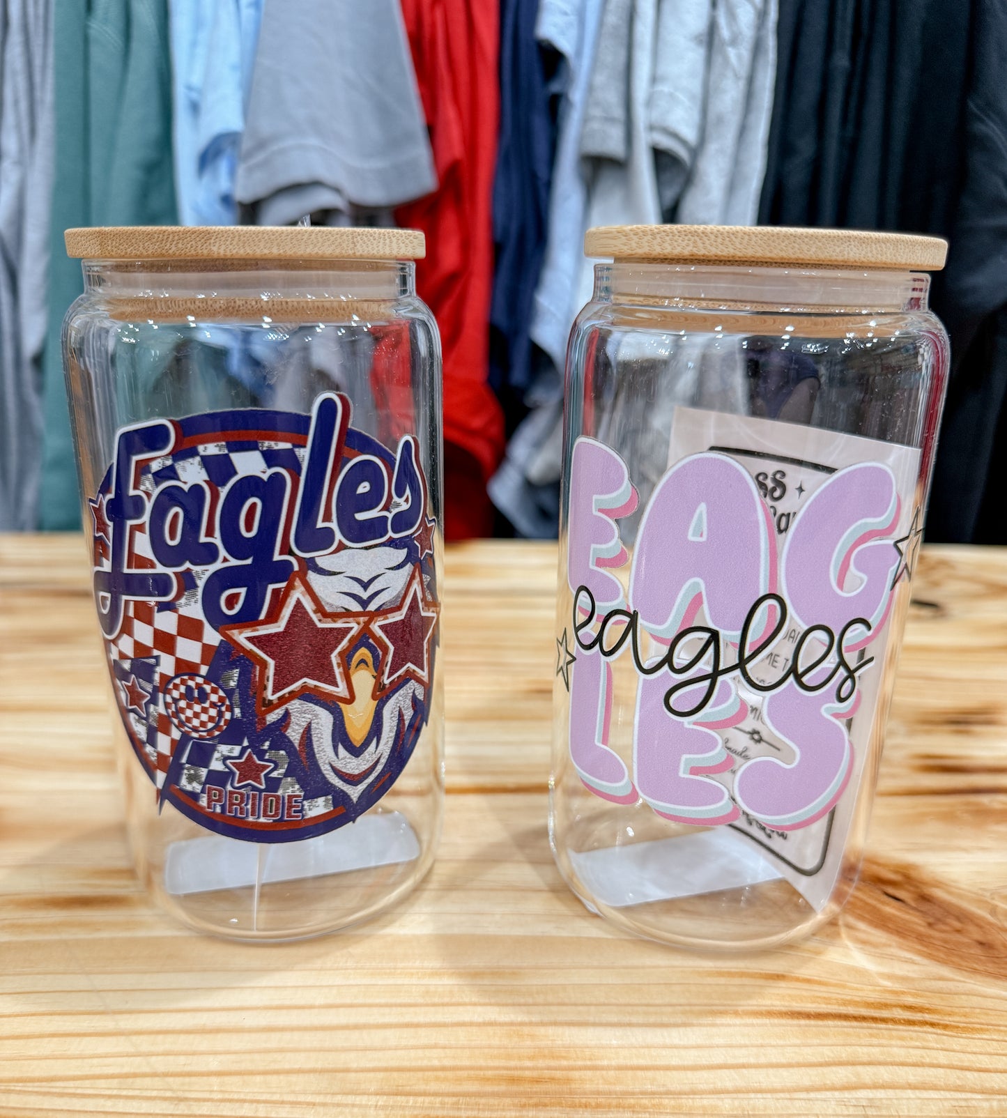 Eagles Glass Cup