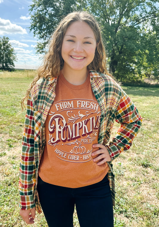 Farm Fresh Pumpkin Tee