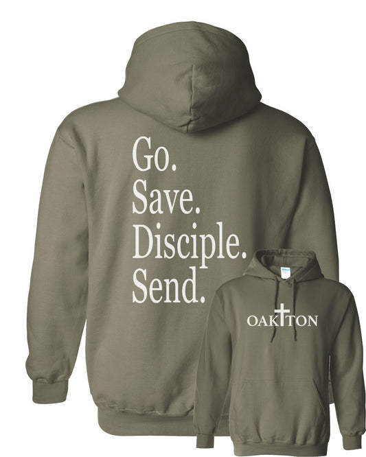 Oakton Military Green Hoodie