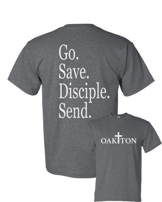 Oakton Heather Dark Grey T-Shirt