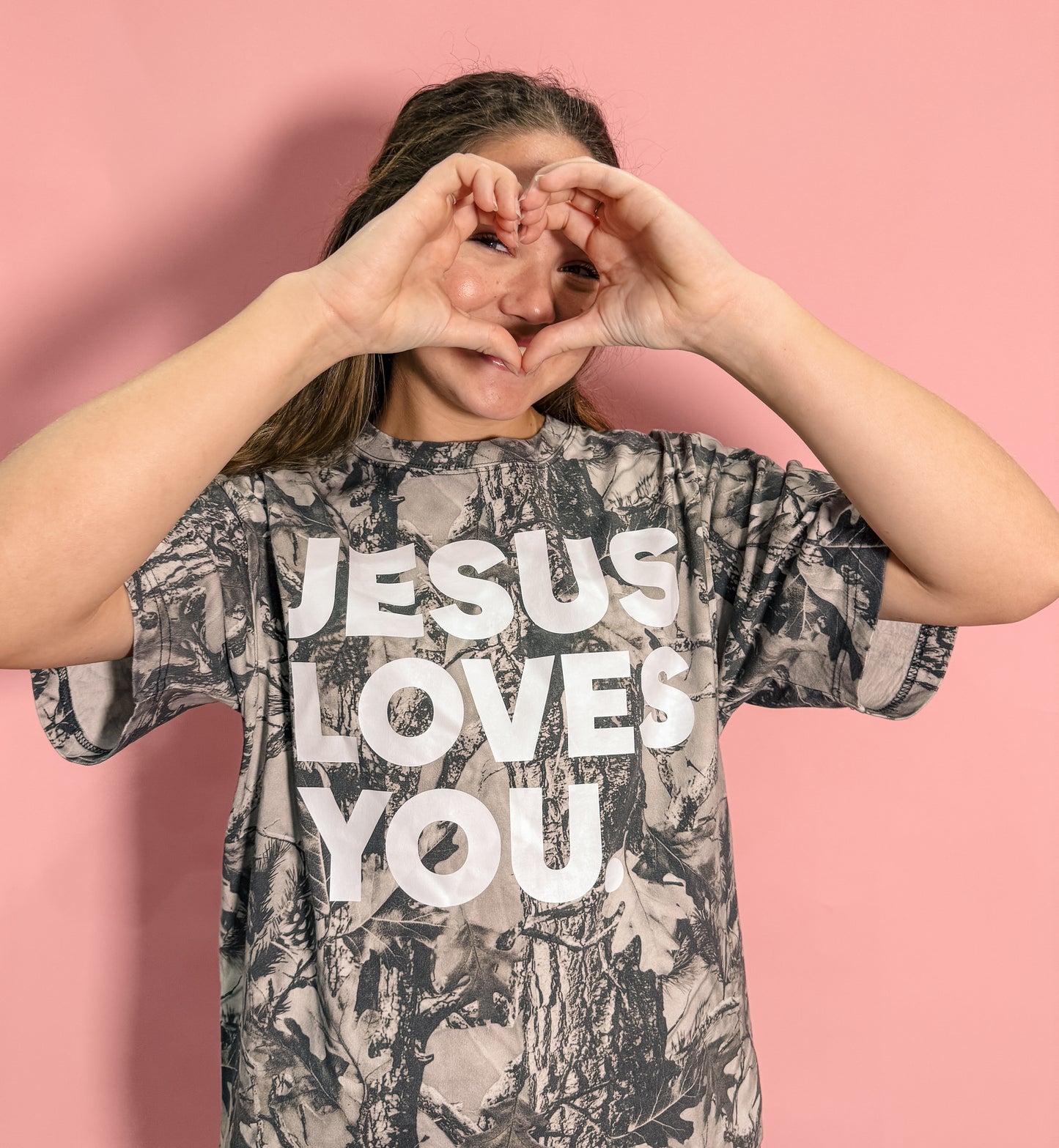 Jesus Loves You Camo Tee