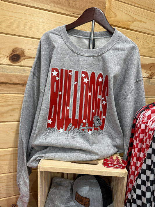 Bulldog Star Crewneck
