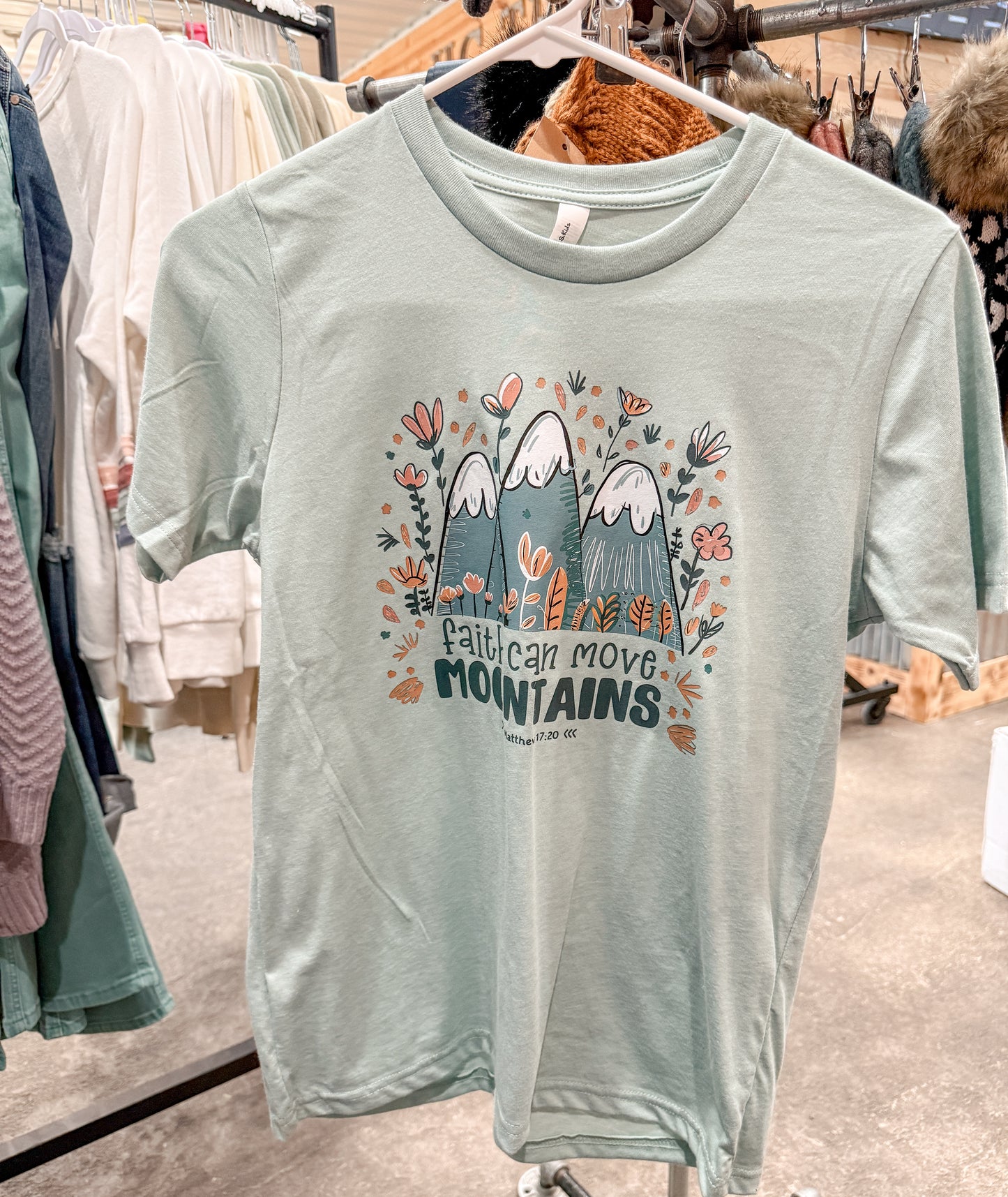 Faith Can Move Mountains Tee