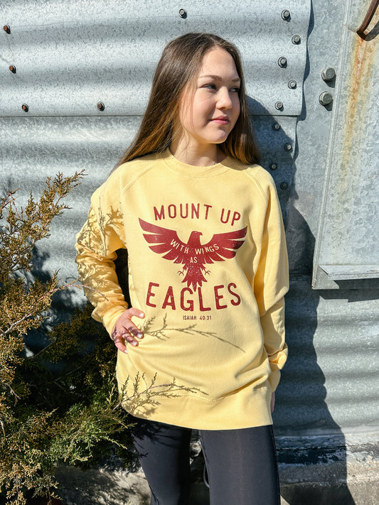 Mount Up Eagle Wings Crewneck