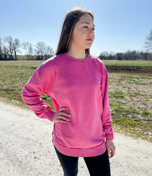 All Too Well Pullover, Hot Pink