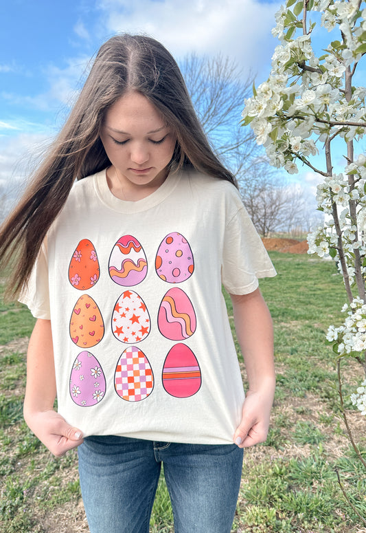Colorful Eggs Tee