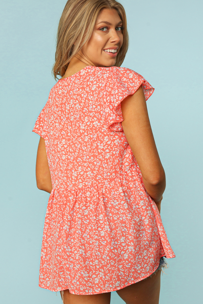 Color Me Coral Top