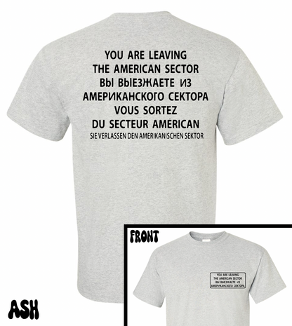 American Sector Tee and Sweatshirt Berlin