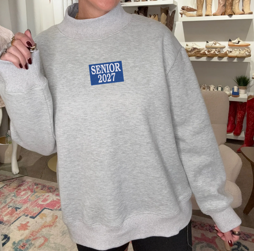 Senior 2027 Mockneck Sweatshirt