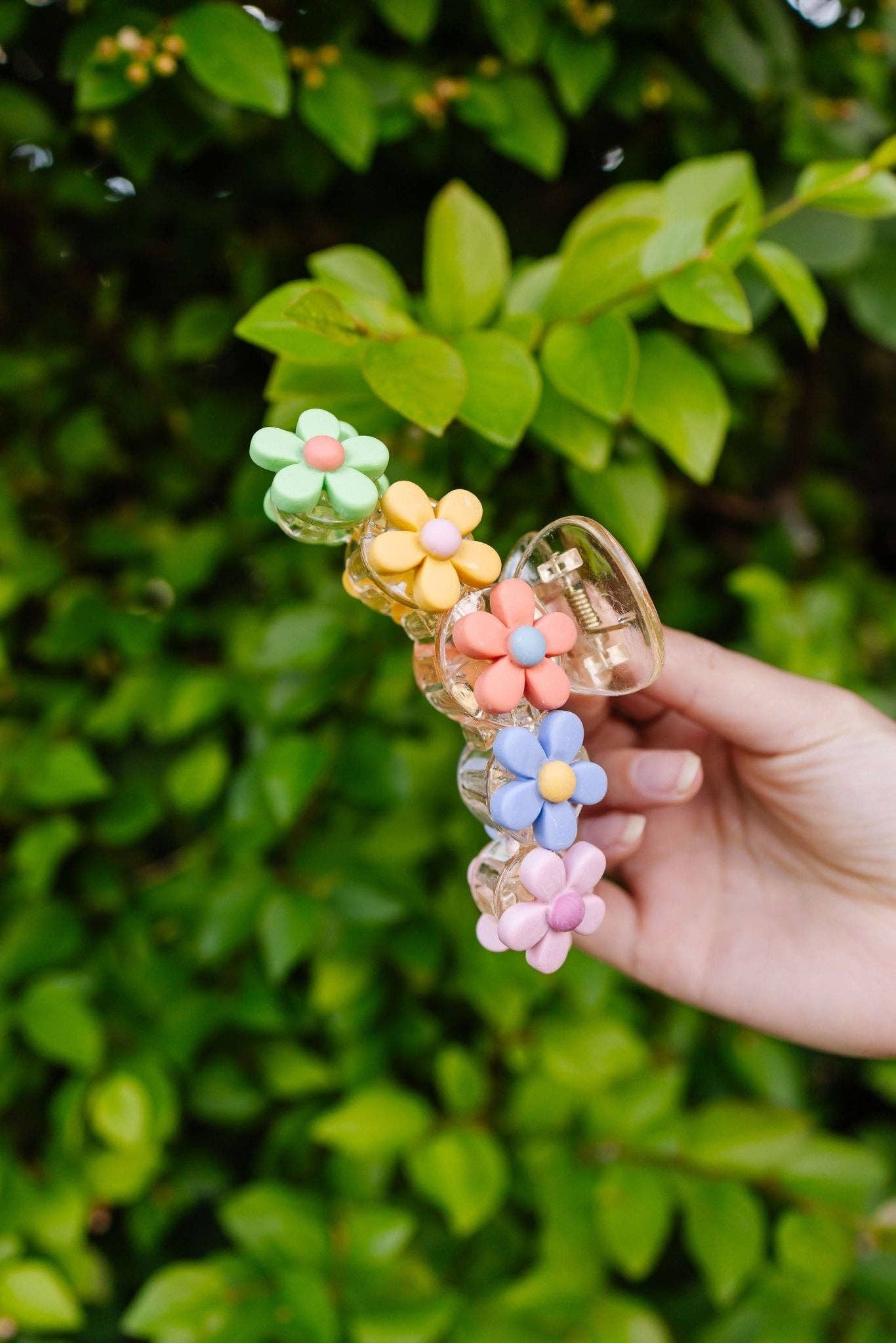 Pastel Blossom Claw Clip