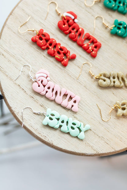 Santa Baby Dangles