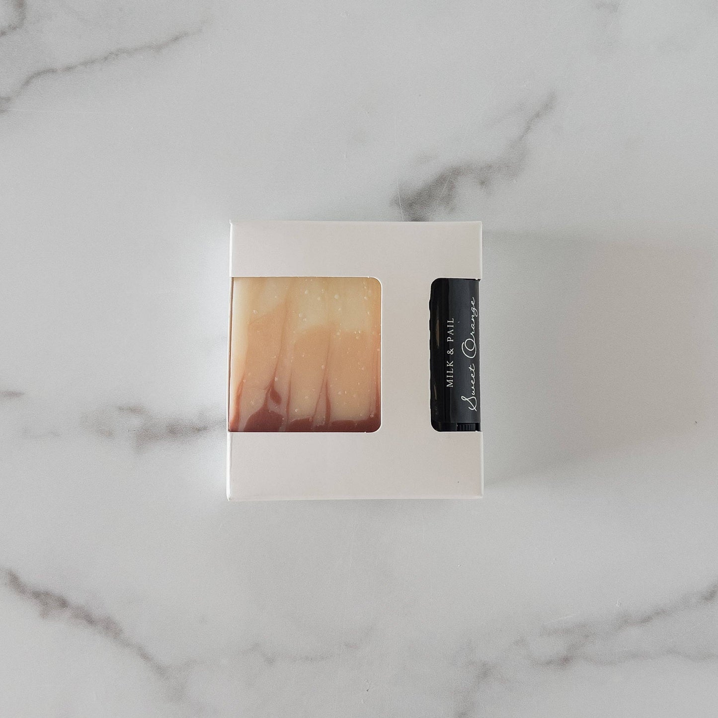 Orange Gift Set - Goat Milk Soap + Lip Balm