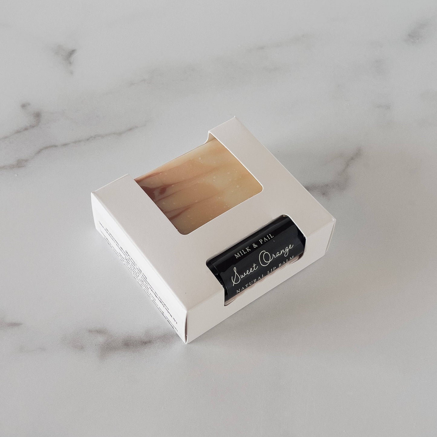Orange Gift Set - Goat Milk Soap + Lip Balm