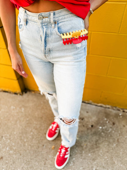 Red/Gold Two-Toned Classic Claw