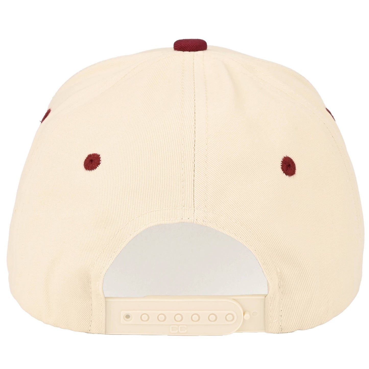 C.C Check Board Pattern Print Two Tone Canvas Trucker Hat