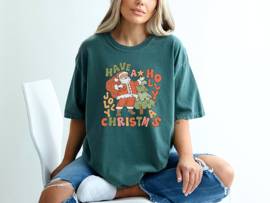 Holly Jolly Santa Tee