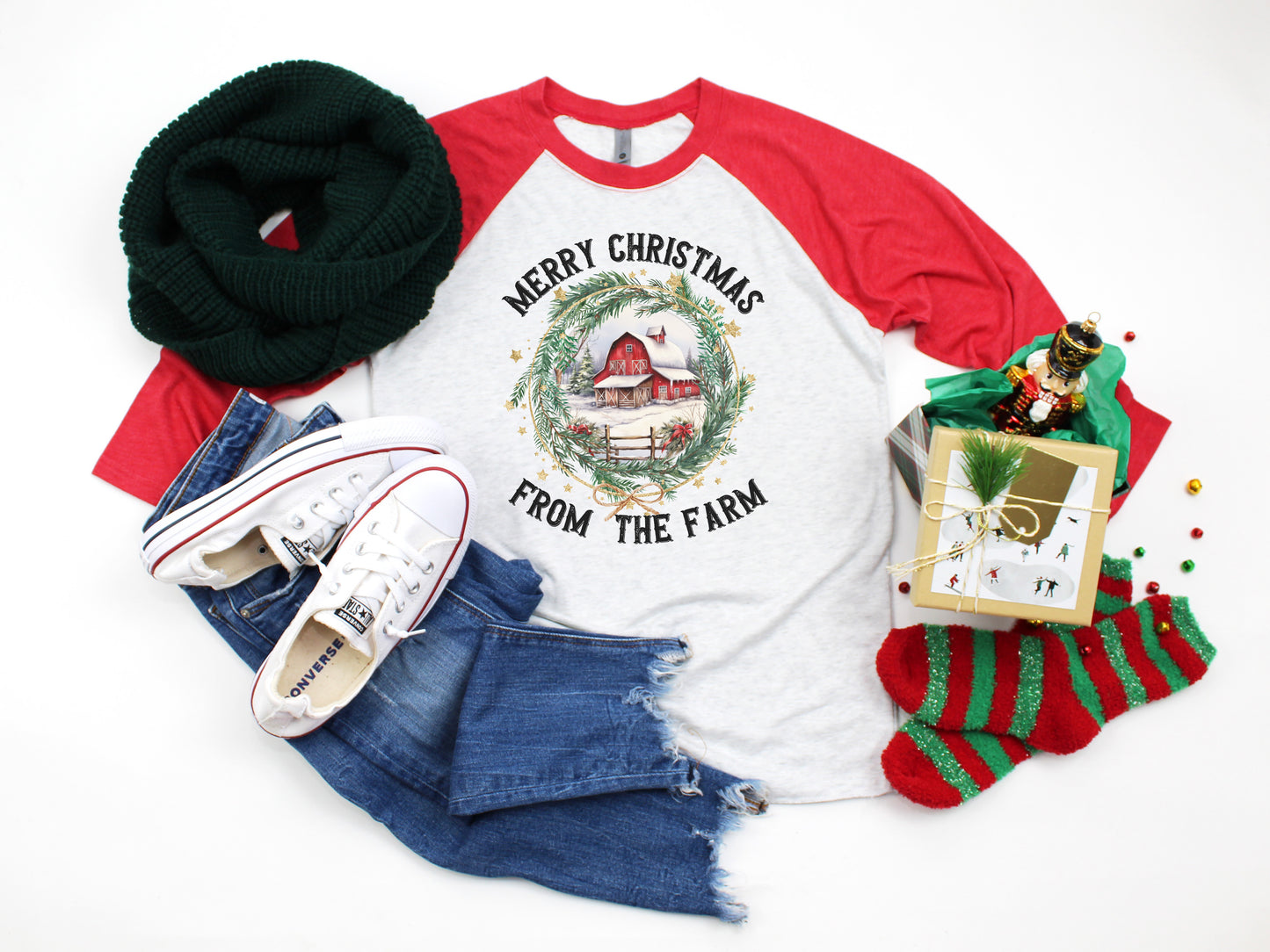 Merry Christmas Farm Tee