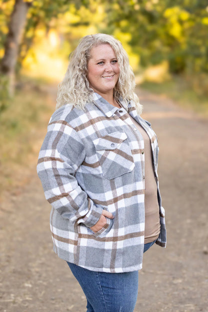 Norah Plaid Shacket